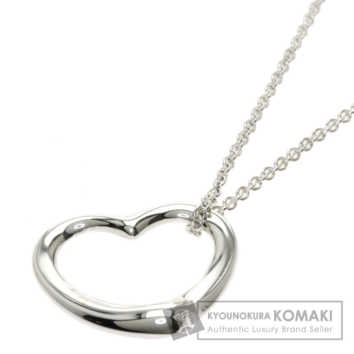 Tiffany Open Heart Necklace Silver Tiffany
